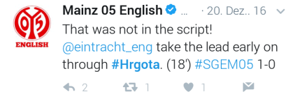 Branimir Hrgota Tweets Eintracht Frankfurt (19) cut