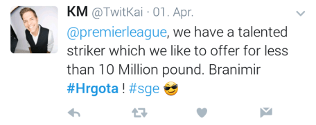 Branimir Hrgota Tweets Eintracht Frankfurt (8) cut