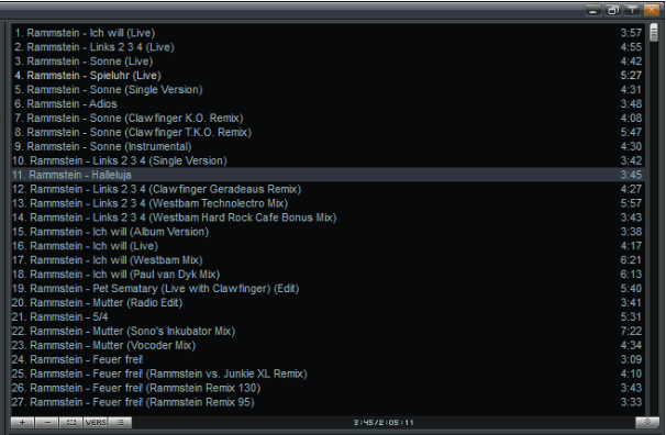 WinAmp Rammstein Mutter Bonstracks.PNG